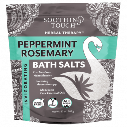 Peppermint Rosemary Bath Salts Pouch